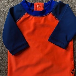 J Crew 0/3 month rash guard